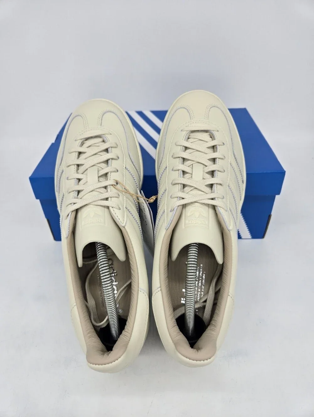 adidas Men's Gazelle Indoor Luxe JI3508 Pack Alumina Shoes Size 8